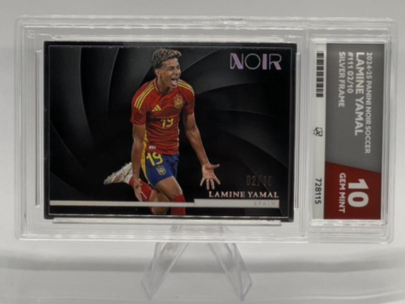 Lamine Yamal Silver Frame 2/10 — Ace Grading Gem Mint 10